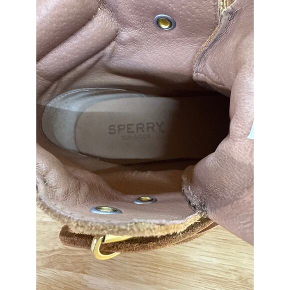 Sperry Top-Sider Womens Water Resistant Lace-Up Duck Boot Size 11 Brown - Picture 8 of 8